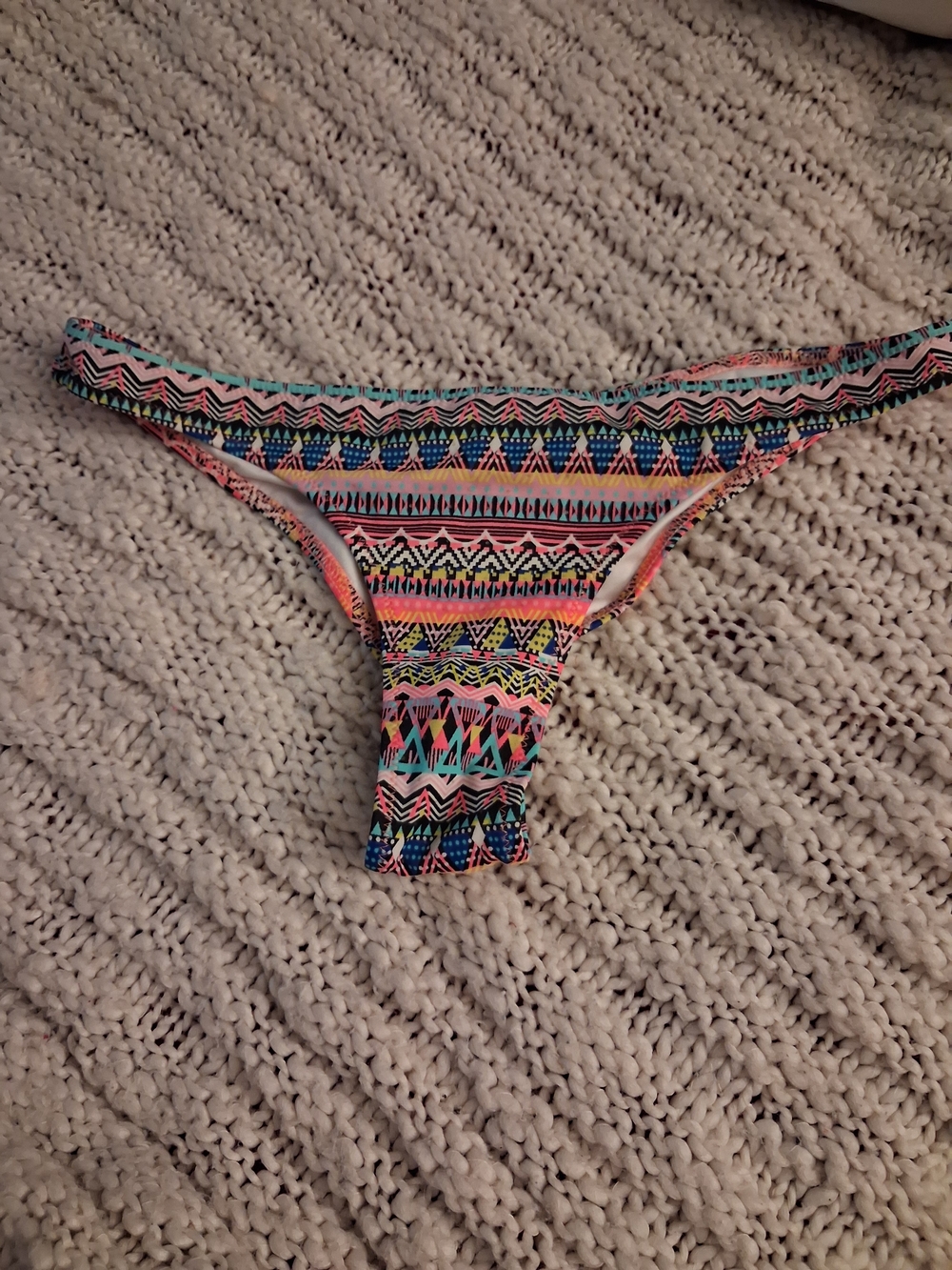 Victoria's Secret Multicolor Tribal Print Bikini Bottoms